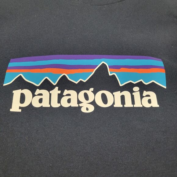 Patagonia P-6 Logo Uprisal Hoody New Navy Hoodie Mens 2XL Womens 3XL NWT $89 - Picture 3 of 9